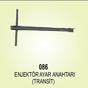 086-ENJEKTÖR AYAR ANAHTARI (TRANSIT)